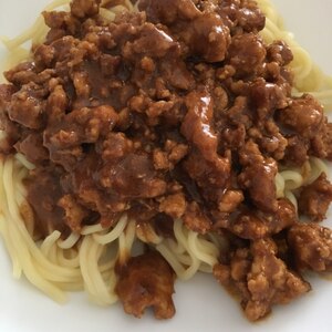 ピリ辛肉みそのせ焼きそば